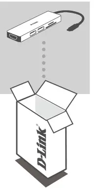 D-Link DUB-M530 5-In-1 USB-C Hub with HDMI And SD-Microsd Card Reader - 1