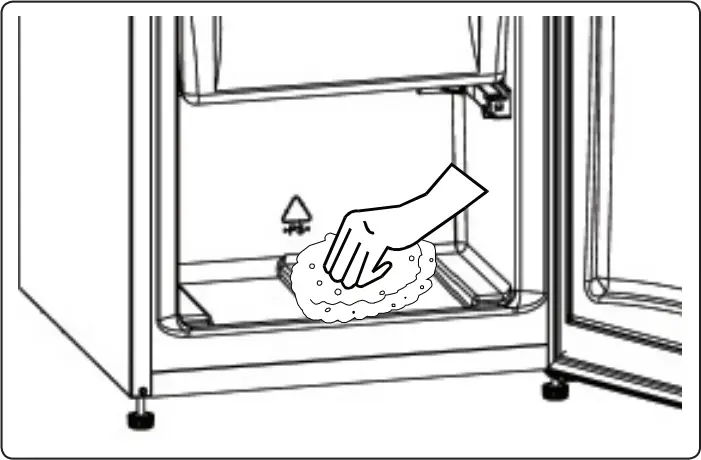 VESTEL RGS-200 - Freezer defrosting process 1