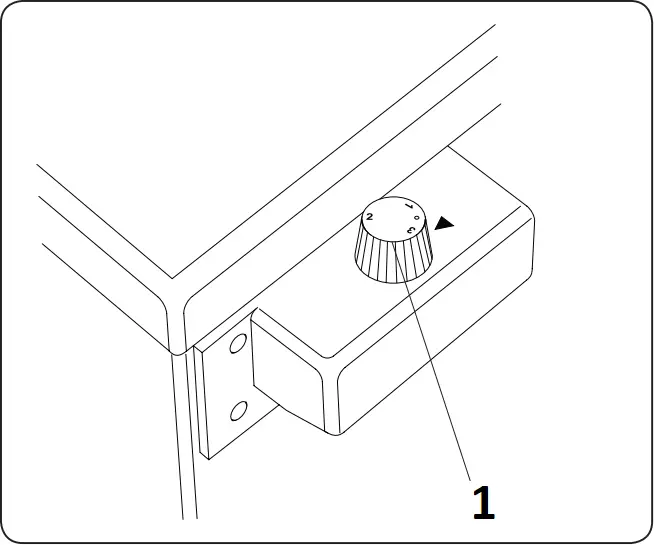 VESTEL RGS-200 - Thermostat knob