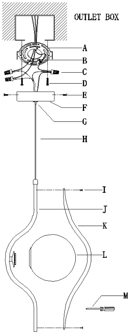 ZEVNI A04437 2 Inch Wide Black LED Mini Pendant - FIGURE 7