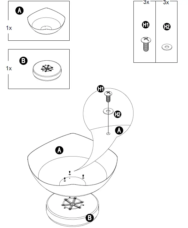 AMBERCOVE A301022700 34-in W Brown Steel Wood-Burning Fire Pit 11