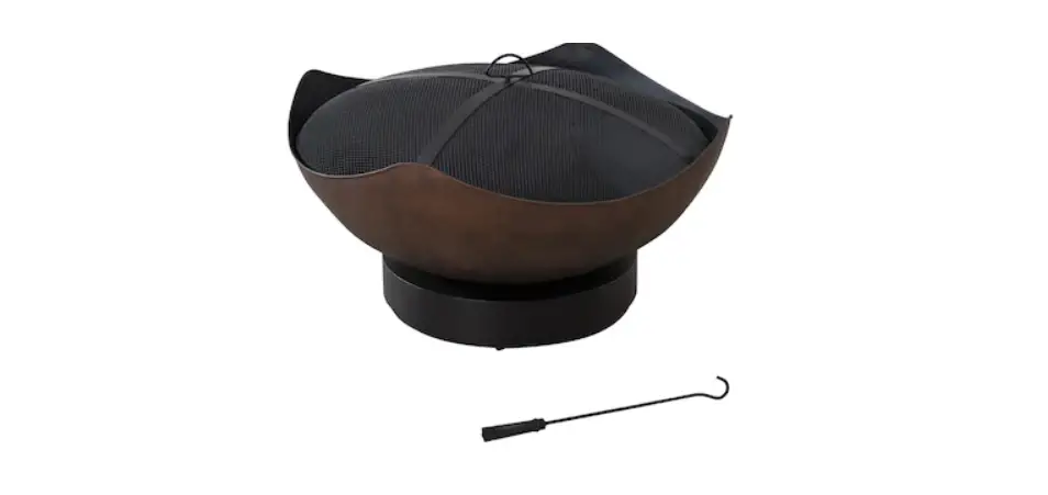 Ambercove A301022700 34-in W Brown Steel Wood-burning Fire Pit Instruction Manual