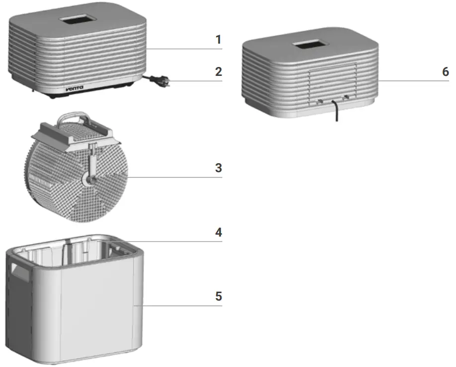 VENTA LW73 WIFI Humidifier - OVERVIEW