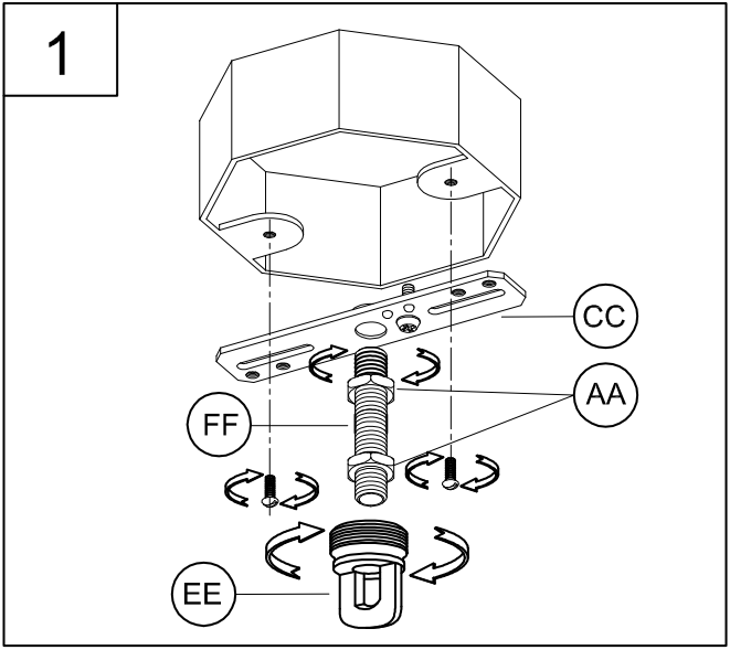 PROGRESS LIGHTING P500423 One Light Vintage Brass Coastal Pendant - fig 1