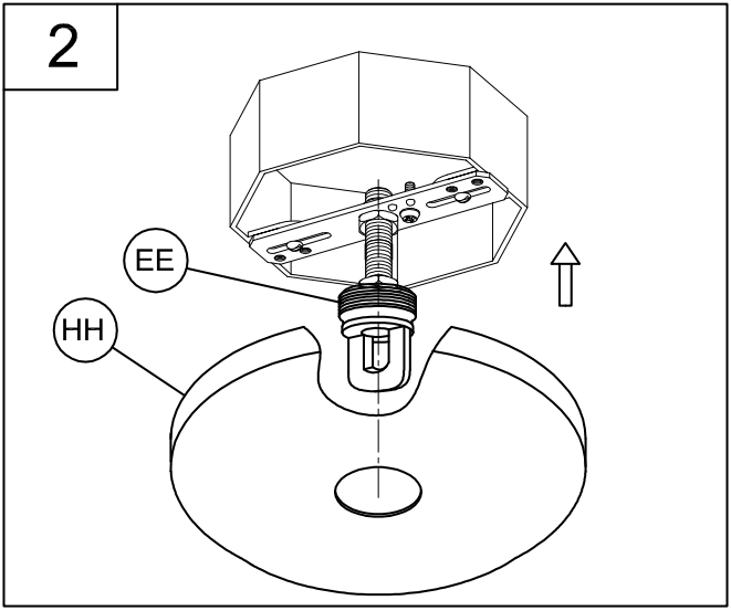 PROGRESS LIGHTING P500423 One Light Vintage Brass Coastal Pendant - fig 2