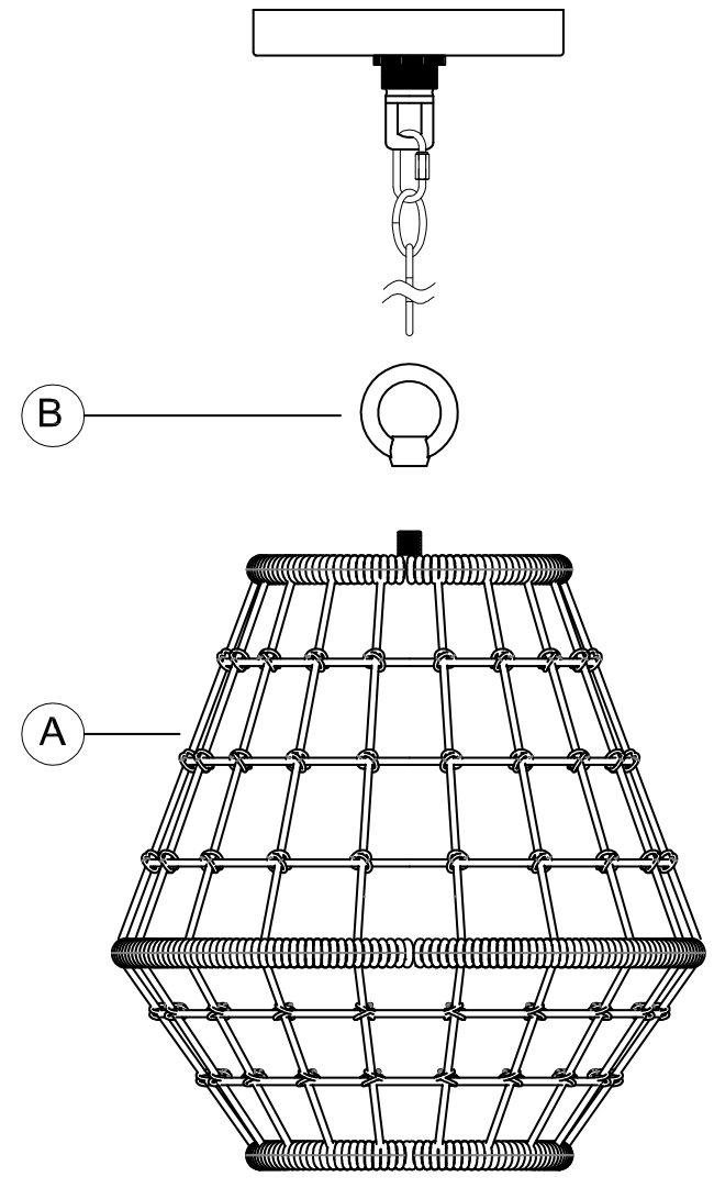 PROGRESS LIGHTING P500423 One Light Vintage Brass Coastal Pendant