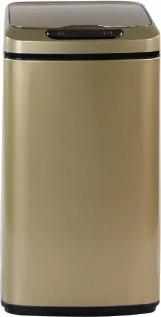 HANOVER-HTRASH9L-3-9L-Gold-Stainless-Steel-Trash-Can-PRO