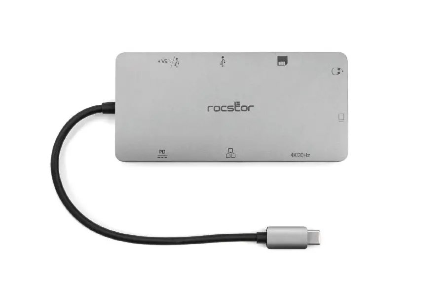 Rocstor Y01h01-ag Usb-c Multiport Hub Adapter User Manual