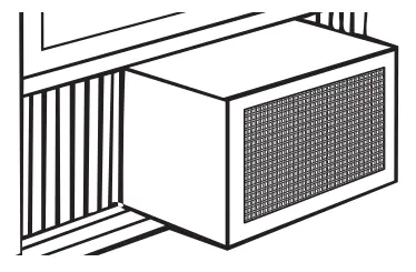 GE APPLIANCES AHEK08AC Smart Electronic Window Air Conditioner - Outdoor Coils