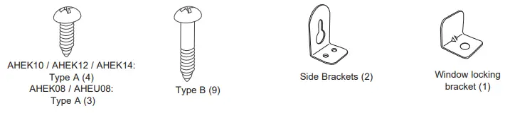 GE APPLIANCES AHEK08AC Smart Electronic Window Air Conditioner - PARTS INCLUDED1