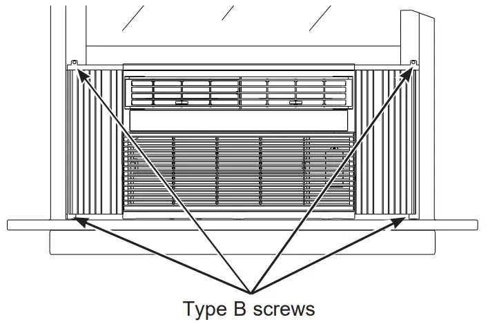 GE APPLIANCES AHEK08AC Smart Electronic Window Air Conditioner - Type B screws