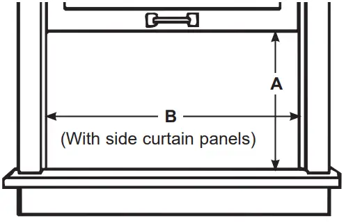 GE APPLIANCES AHEK08AC Smart Electronic Window Air Conditioner - WINDOW REQUIREMENTS