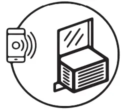 GE APPLIANCES AHEK08AC Smart Electronic Window Air Conditioner - conditioner to WiFi