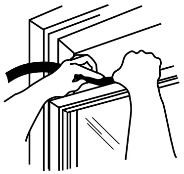 GE APPLIANCES AHEK08AC Smart Electronic Window Air Conditioner - insects from getting