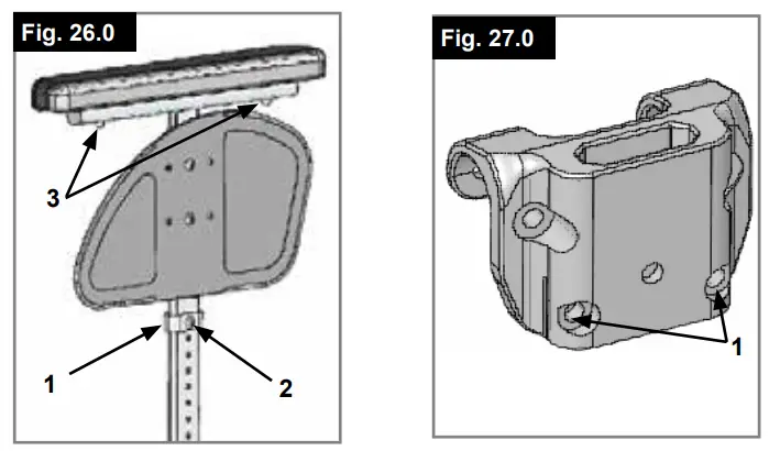 Breezy P19180 Style X Ultra Rigid Wheelchair - Armrest Receiver