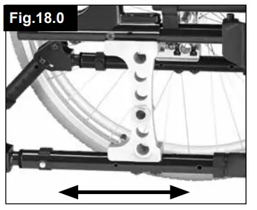 Breezy P19180 Style X Ultra Rigid Wheelchair - Axle Position