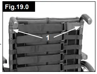 Breezy P19180 Style X Ultra Rigid Wheelchair - Backrest