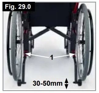 Breezy P19180 Style X Ultra Rigid Wheelchair - Tubes