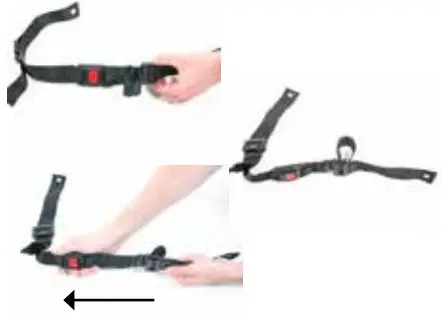 Breezy P19180 Style X Ultra Rigid Wheelchair - belt length