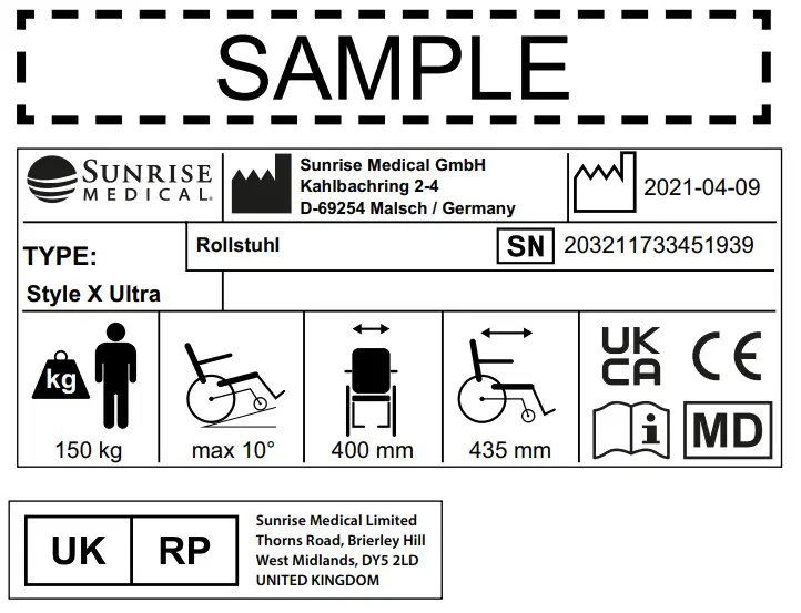 Breezy P19180 Style X Ultra Rigid Wheelchair - fig18