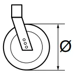 Breezy P19180 Style X Ultra Rigid Wheelchair - fig5