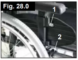 Breezy P19180 Style X Ultra Rigid Wheelchair - long1