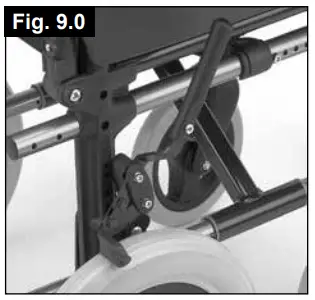 Breezy P19180 Style X Ultra Rigid Wheelchair - wheelchair2
