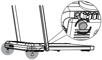Foot rest Installation and Adjustment Figure 1