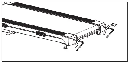 Running Belt Deviation Adjustment Figure 2