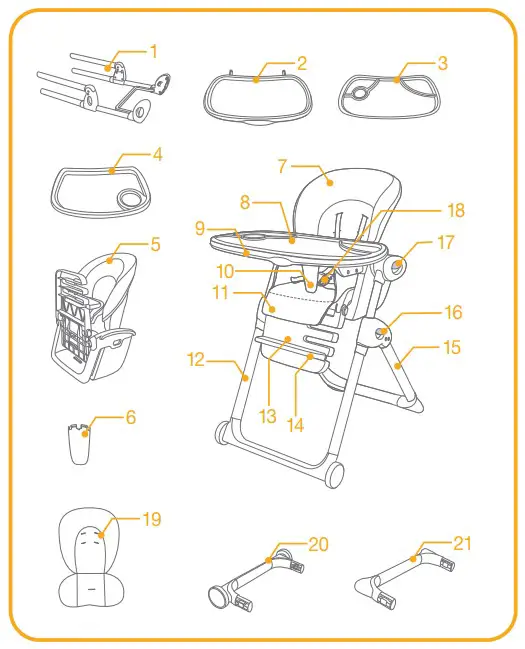 joie VEKZL15 Mimzy Recline Highchair (1)