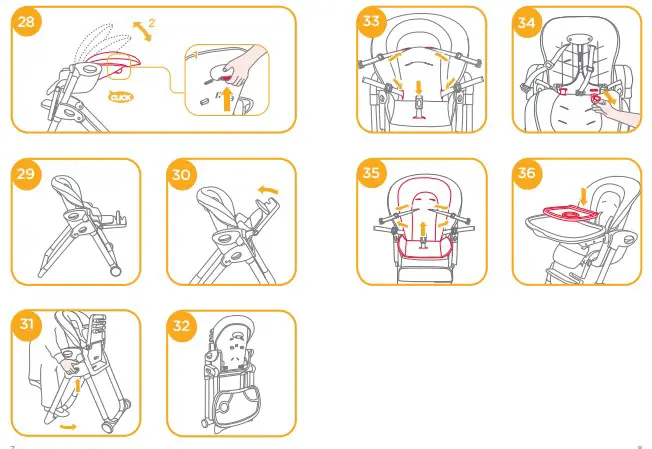 joie VEKZL15 Mimzy Recline Highchair (5)