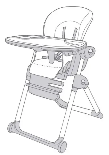 joie VEKZL15 Mimzy Recline Highchair Product