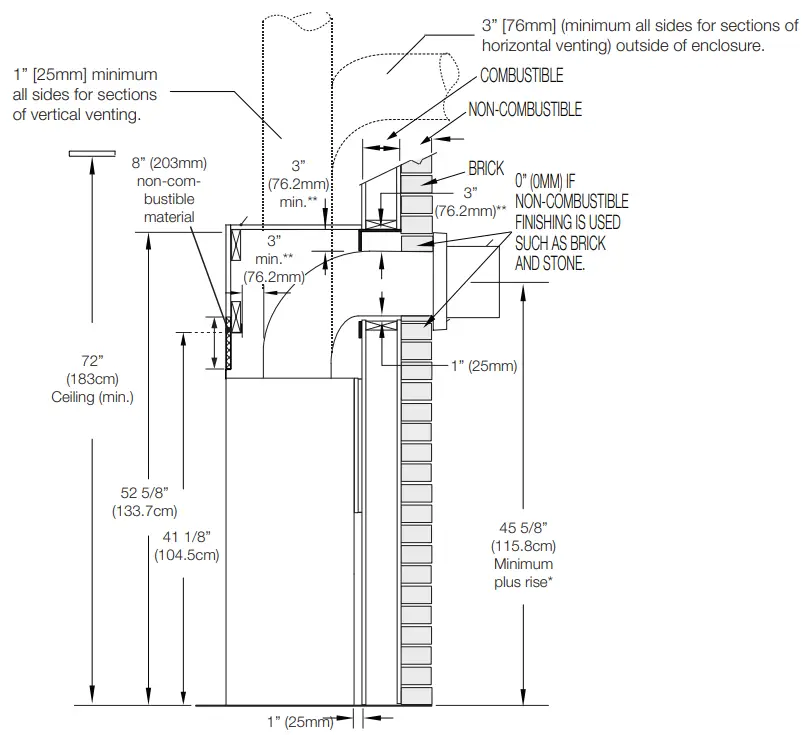 NAPOLEON BX42NTRE Vent Natural Gas Fireplace - Fig 25