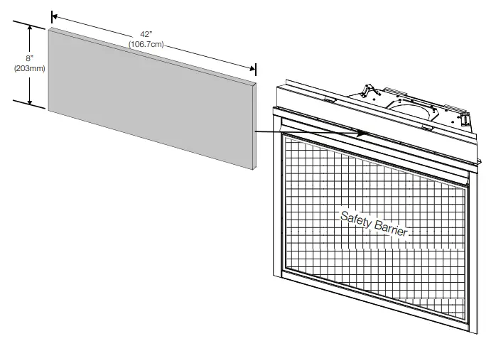 NAPOLEON BX42NTRE Vent Natural Gas Fireplace - Fig 57