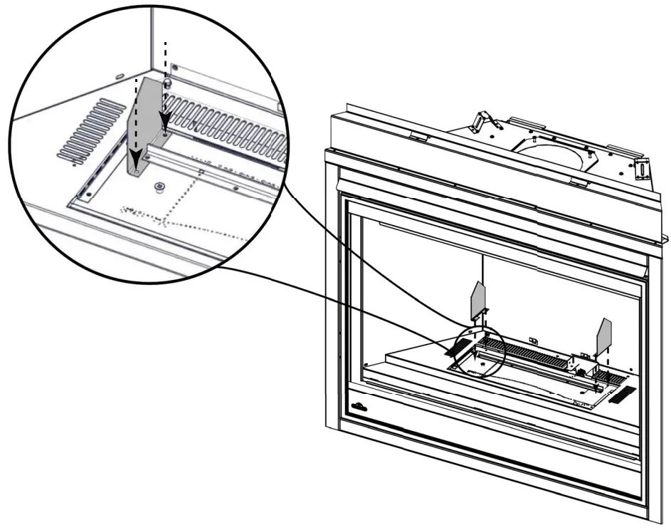 NAPOLEON BX42NTRE Vent Natural Gas Fireplace - Fig 62