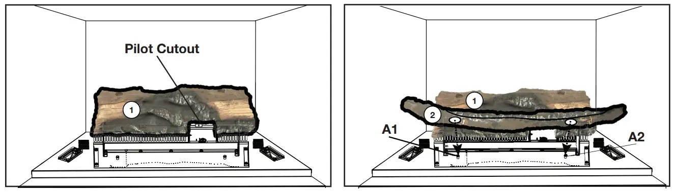 NAPOLEON BX42NTRE Vent Natural Gas Fireplace - Fig 64