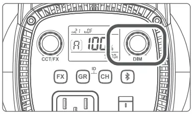 Godox SL60IIBi Bi Color LED Video Light - Brightness Adjustment