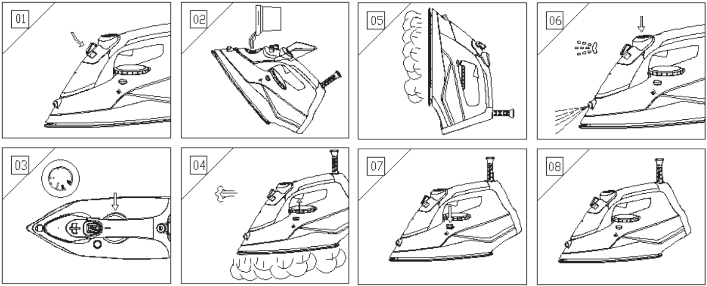 ARDESTO IR B2235 Steam Iron - scorching