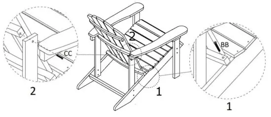 FIG 7 Attaching the back