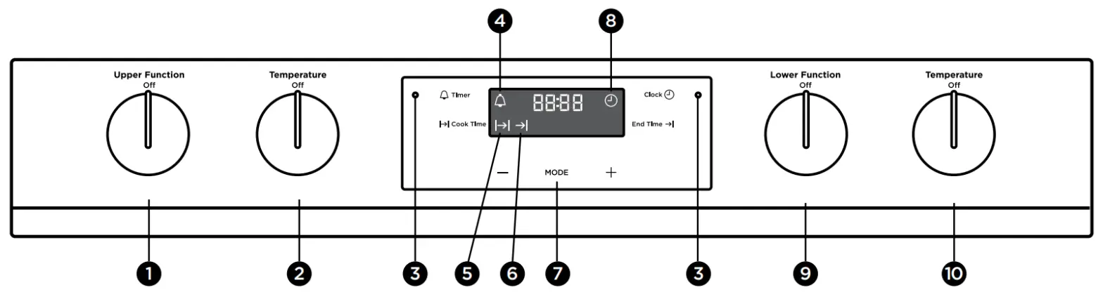 Westinghouse WVE625 60cm Multi-Function 8 5 Duo Oven - overview