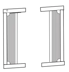 FRIGIDAIRE FFRE083ZA1 SLO3 Wall Mounted Room Air Conditioner - parts47