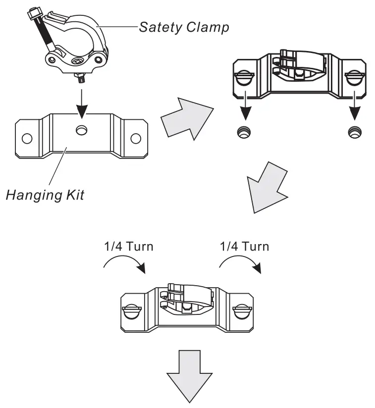 EVENT LIGHTING LM180 180W LED Spot Moving Head - fig1