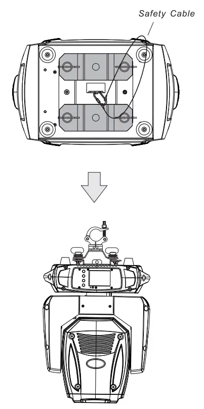 EVENT LIGHTING LM180 180W LED Spot Moving Head - fig2