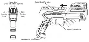 VR Entertainment B073PMTQDC VR Real Feel Alien Blasters - figure 8