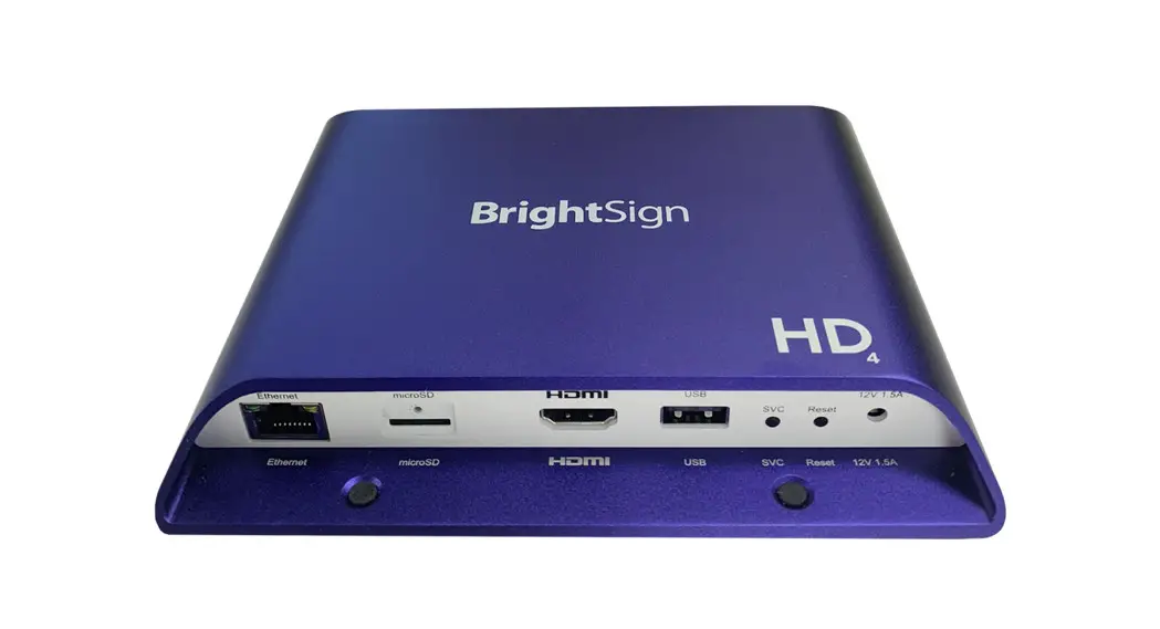 Brightsign Xt1144 Expanded Io Player User Guide