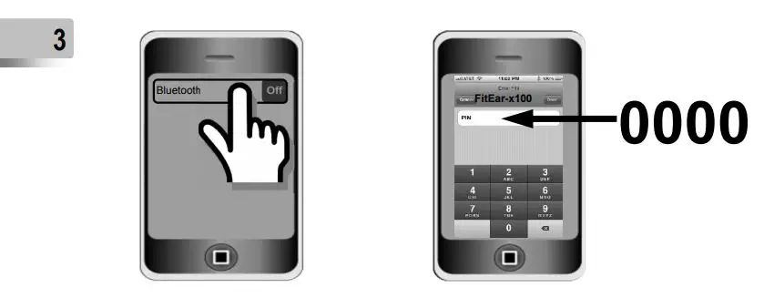 gembird FITEAR-100 Bluetooth TWS In-Ear Fitear User Manual - Bluetooth Connection