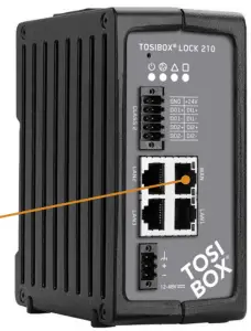 TOSIBOX Lock 210 Robust Industrial VPN Router for All Network - DSL router
