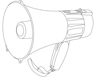 adastra L15RBT Rechargeable Megaphone with mp3 Bluetooth