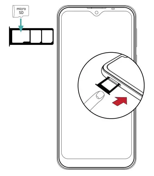 WIKO Y81 Smartphone - Installing Memory Card