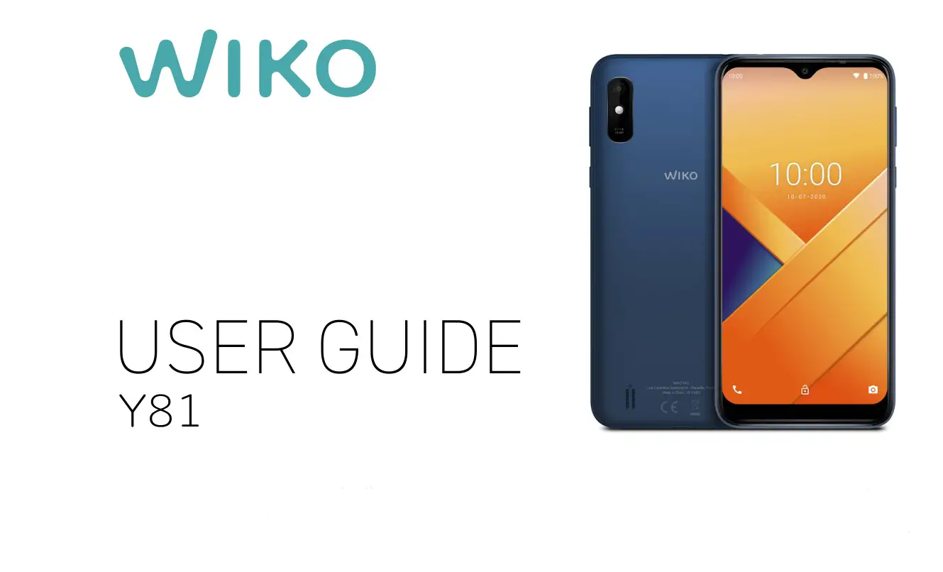 WIKO Y81 Smartphone User Guide